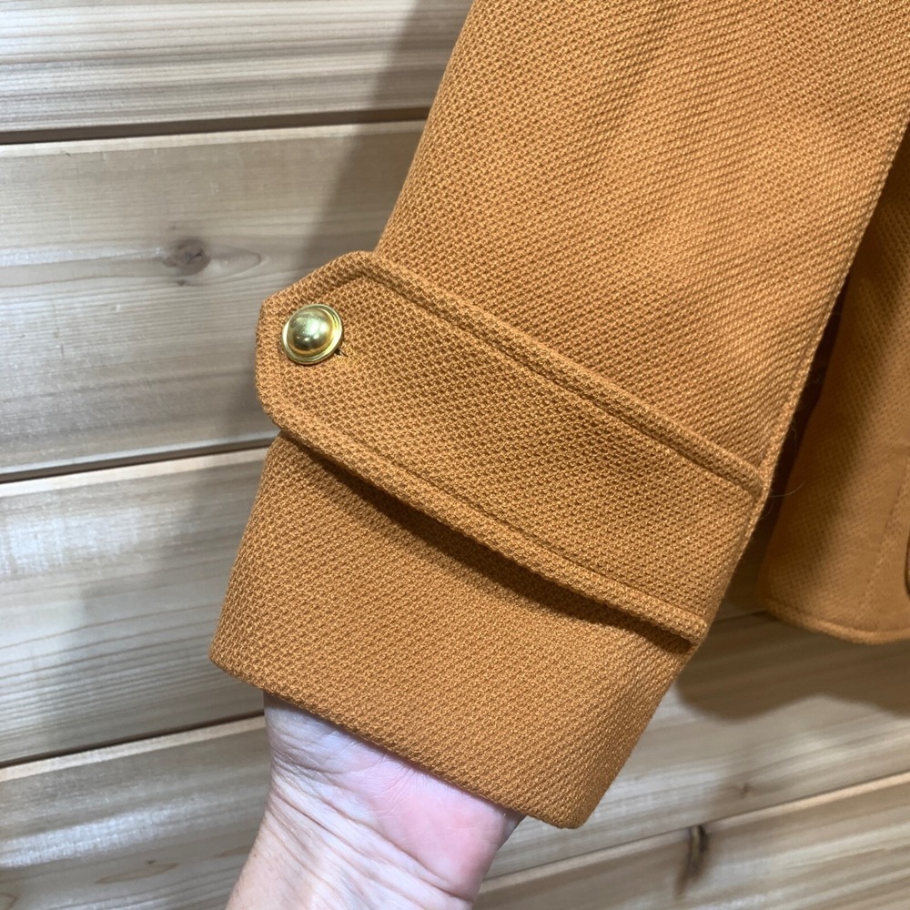 Joan Rivers Blazer Jacket Gold Button Pockets Collared Blazer Jacket XS - Picture 8 of 10